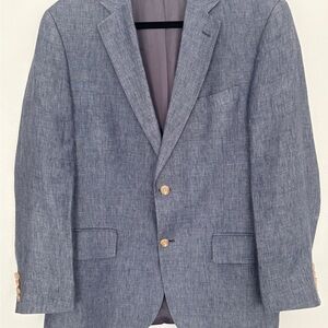 Nordstrom Men's Shop Solbiati 100% LinenTwo-Button Blazer 42R